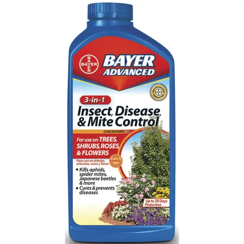 Bayer Advanced 3-in-1 Insect, Disease & Mite Control, 32 fl oz concentrate example
