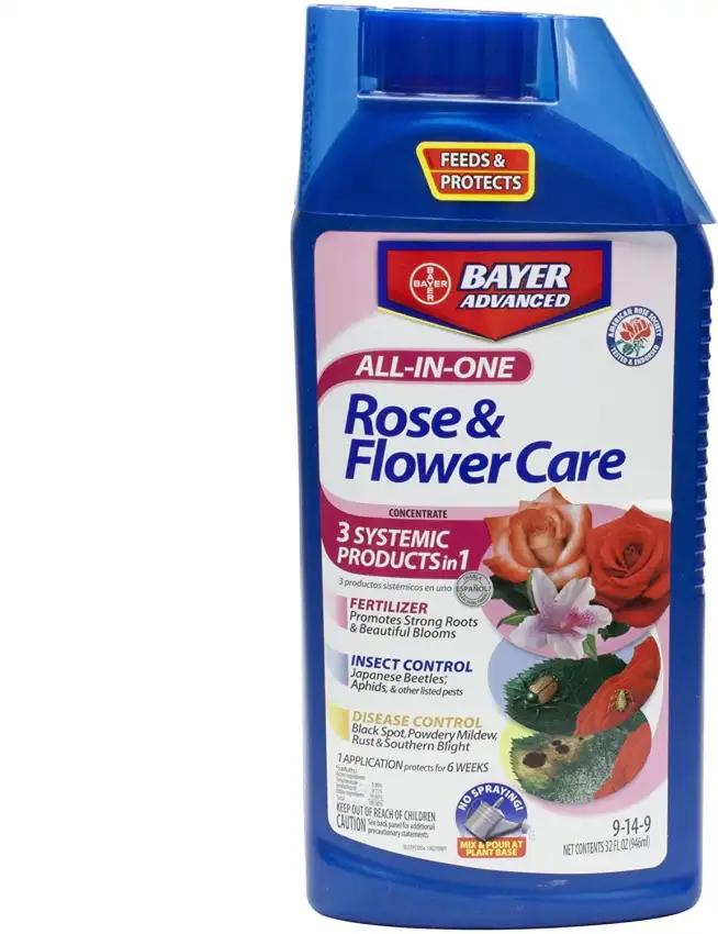 Bayer Advanced All-in-One Rose & Flower Care, 32 fl oz liquid concentrate