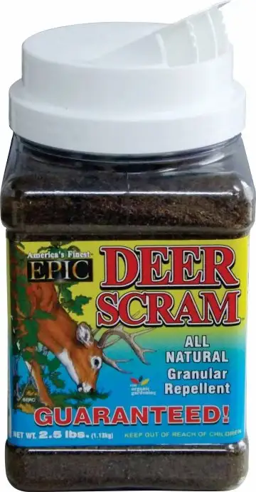 EPIC Deer Scram, 2.5 lb granular shaker example