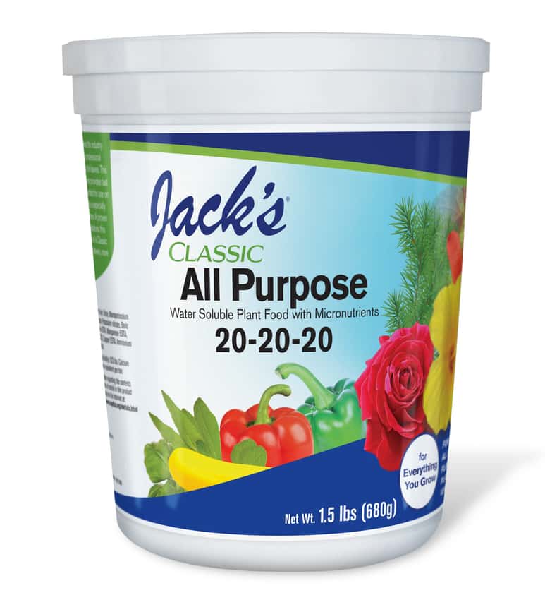 Jack’s Classic All Purpose 20-20-20 manufacturer package