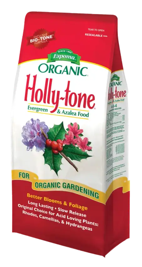 Espoma Organic Holly tone manufacturer package artwork